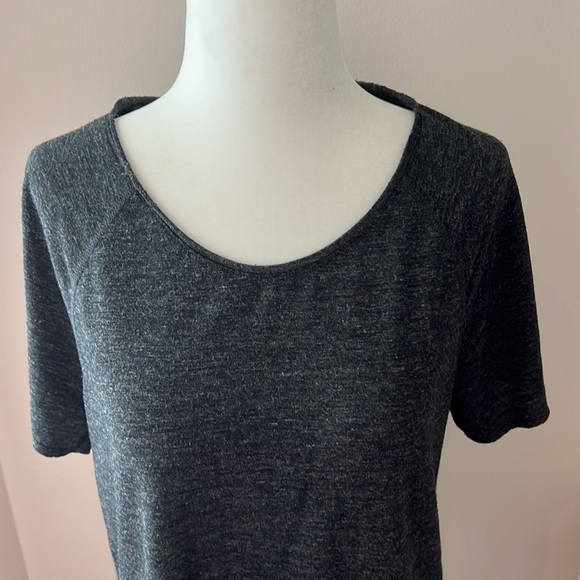 Roots l Rayon Blend Black Tee - Picture 2 of 6